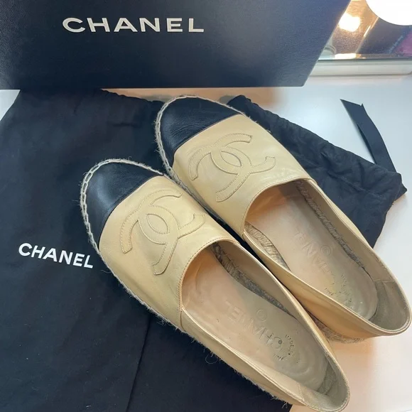 Authentic Chanel espadrilles size 39 - Picture 1 of 6